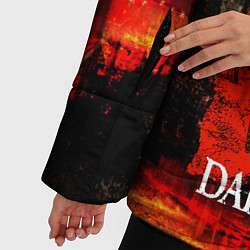 Куртка зимняя женская DARK SOULS GAME STORY, цвет: 3D-черный — фото 2