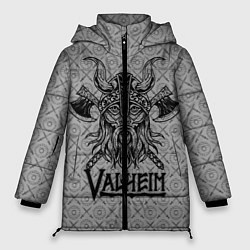 Куртка зимняя женская Valheim Viking dark, цвет: 3D-черный