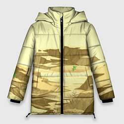 Куртка зимняя женская Пустыня, цвет: 3D-черный