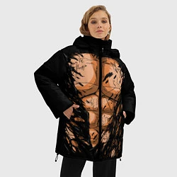 Куртка зимняя женская Идеальный Торс, цвет: 3D-черный — фото 2