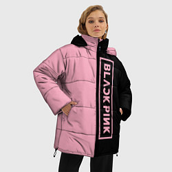 Куртка зимняя женская BLACKPINK, цвет: 3D-светло-серый — фото 2