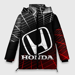 Куртка зимняя женская HONDA ХОНДА СЕТКА, цвет: 3D-светло-серый