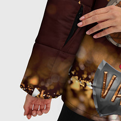 Куртка зимняя женская Valheim мультяшный викинг, цвет: 3D-светло-серый — фото 2