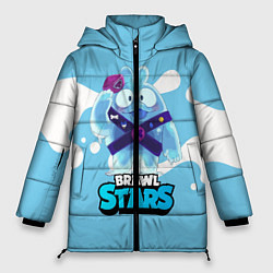 Куртка зимняя женская Сквик Squeak Brawl Stars, цвет: 3D-черный