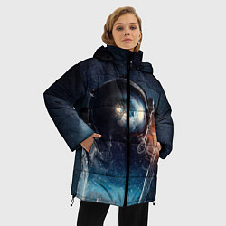 Куртка зимняя женская Космонавт, цвет: 3D-черный — фото 2
