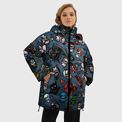 Куртка зимняя женская Узор Исаака, цвет: 3D-черный — фото 2