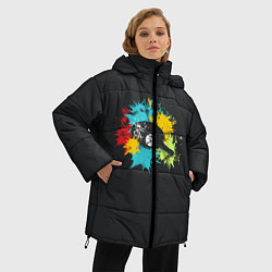 Куртка зимняя женская Пинг-понг, цвет: 3D-черный — фото 2