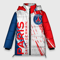 Куртка зимняя женская ФК ПСЖ FC PSG PARIS SG, цвет: 3D-красный