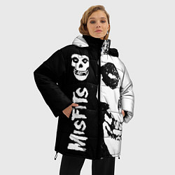 Куртка зимняя женская MISFITS 1, цвет: 3D-светло-серый — фото 2