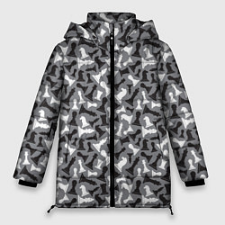Куртка зимняя женская Шахматист, цвет: 3D-черный
