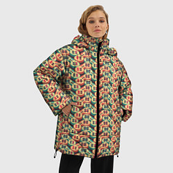 Куртка зимняя женская Джойстики, цвет: 3D-черный — фото 2