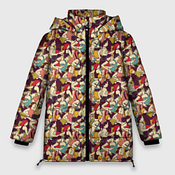 Куртка зимняя женская Марафон, цвет: 3D-черный