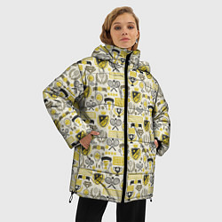 Куртка зимняя женская Кубок Дэвиса, цвет: 3D-черный — фото 2