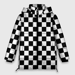 Куртка зимняя женская Шахматист, цвет: 3D-светло-серый