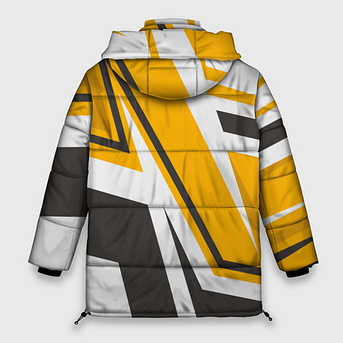Женская зимняя куртка Тигр / 3D-Светло-серый – фото 2