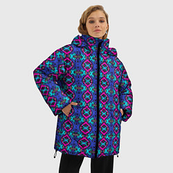 Куртка зимняя женская Узор, цвет: 3D-красный — фото 2