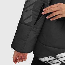 Куртка зимняя женская БМВ BMW TIRE TREAD, цвет: 3D-черный — фото 2