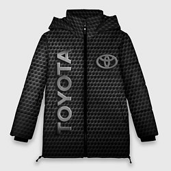 Куртка зимняя женская TOYOTA STEEL HONEYCOMBS, цвет: 3D-черный