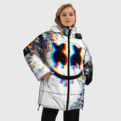 Куртка зимняя женская MARSHMELLOW GLITCH, цвет: 3D-черный — фото 2