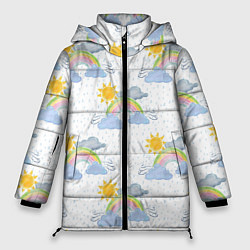 Куртка зимняя женская Погода, цвет: 3D-черный