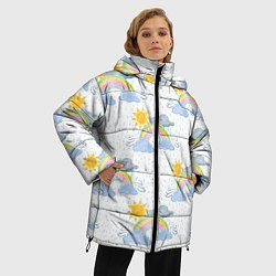 Куртка зимняя женская Погода, цвет: 3D-черный — фото 2