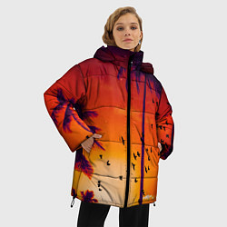Куртка зимняя женская РАЙСКОЕ НАСЛАЖДЕНИЕ, цвет: 3D-черный — фото 2