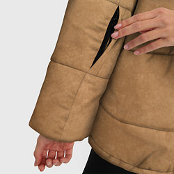 Куртка зимняя женская Треугольник Игра в кальмара, цвет: 3D-светло-серый — фото 2