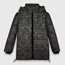 Куртка зимняя женская Geometric textures, цвет: 3D-красный