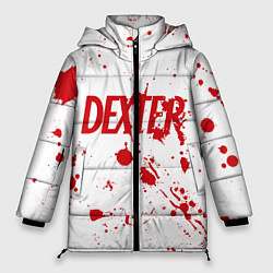 Женская зимняя куртка Dexter logo Декстер брызги крови