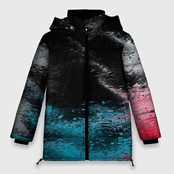 Куртка зимняя женская Распад красок, цвет: 3D-светло-серый