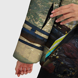 Куртка зимняя женская Biomutant Биомутант рука, цвет: 3D-черный — фото 2