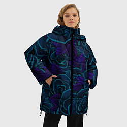 Куртка зимняя женская Пепельная Роза, цвет: 3D-черный — фото 2