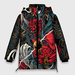 Куртка зимняя женская БОГ ГРОМА РАЙДЗИН, цвет: 3D-черный