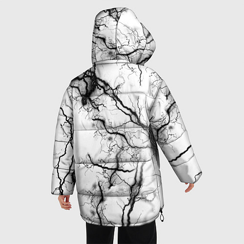 Женская зимняя куртка Нейронные связи / 3D-Красный – фото 4