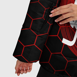 Куртка зимняя женская LEXUS RED GEOMETRY ЛЕКСУС, цвет: 3D-черный — фото 2