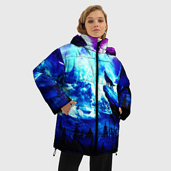 Куртка зимняя женская МОЛЧАНИЕ ЛУНЫ, цвет: 3D-светло-серый — фото 2