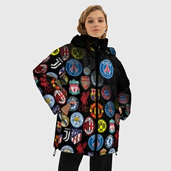 Куртка зимняя женская PSG LOGOBOMBING, цвет: 3D-красный — фото 2