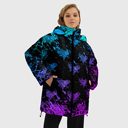 Куртка зимняя женская Velial Squad neon, цвет: 3D-черный — фото 2