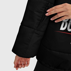 Куртка зимняя женская Бордер-Колли Border Collie, цвет: 3D-черный — фото 2