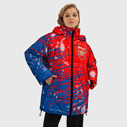 Куртка зимняя женская Arsenal: Фирменные цвета, цвет: 3D-черный — фото 2