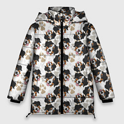 Куртка зимняя женская Зенненхунд Бернский, цвет: 3D-светло-серый