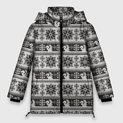 Куртка зимняя женская Squirrel Pattern, цвет: 3D-черный