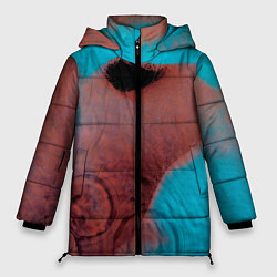 Куртка зимняя женская Meddle - Pink Floyd, цвет: 3D-красный