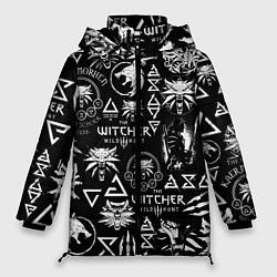 Куртка зимняя женская ВЕДЬМАК ЛОЛГОБОМБИНГ THE WITCHER, цвет: 3D-черный