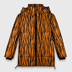 Куртка зимняя женская Тигровые Полосы, цвет: 3D-черный