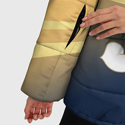 Куртка зимняя женская КОСТЮМ АЯКИ КАМИСАТО, цвет: 3D-светло-серый — фото 2