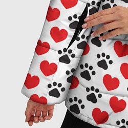 Куртка зимняя женская Четвероногий Любимец, цвет: 3D-черный — фото 2