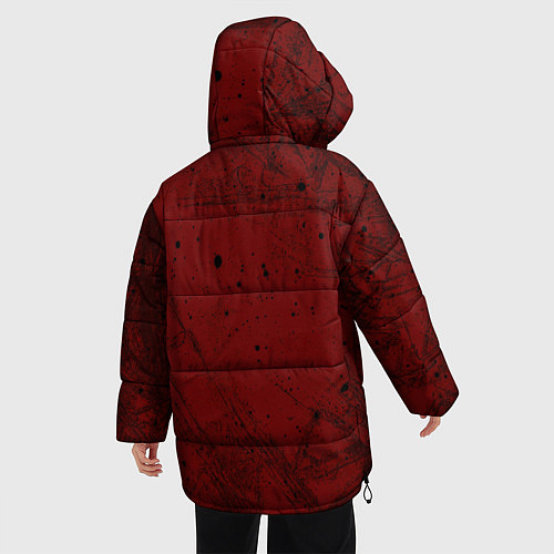 Женская зимняя куртка Взрыв на Марсе / 3D-Красный – фото 4