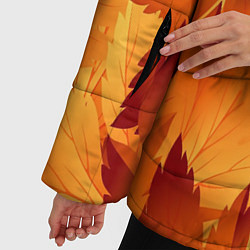 Куртка зимняя женская Кленовая сладость, цвет: 3D-светло-серый — фото 2