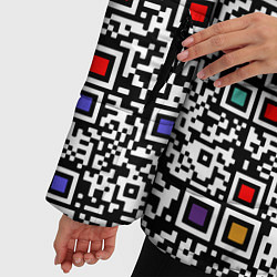 Куртка зимняя женская Не нормативная лексика, цвет: 3D-черный — фото 2